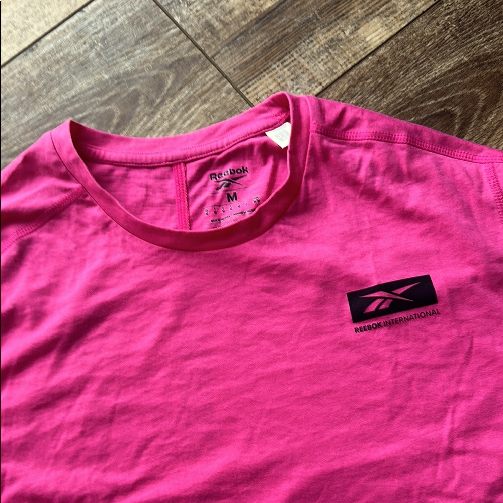 Reebok Bright Pink gym tee